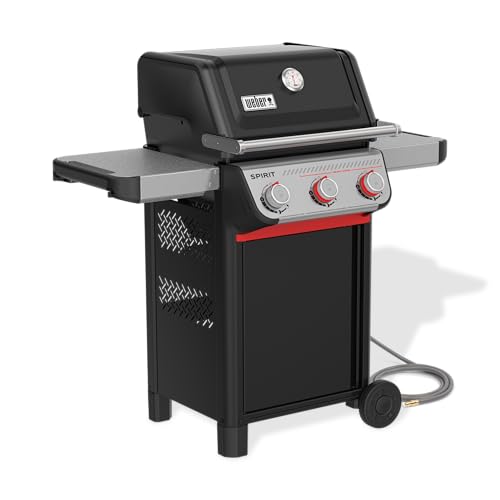 Weber Spirit E-325 Natural Gas Grill Black With 3 Boost Burners Sear Zone And 10-Year Warranty