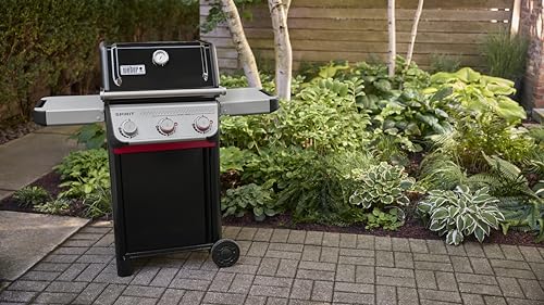 Weber Spirit E-325 Natural Gas Grill Black With 3 Boost Burners Sear Zone And 10-Year Warranty