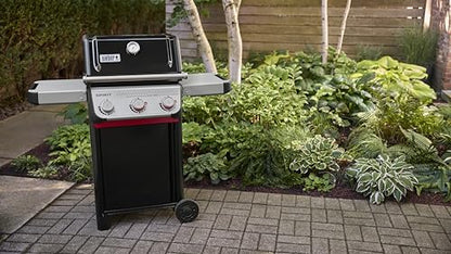 Weber Spirit E-325 Natural Gas Grill Black With 3 Boost Burners Sear Zone And 10-Year Warranty