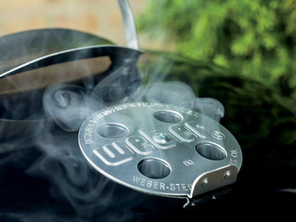 Weber Original Kettle Premium Charcoal Grill 22 Inch Black With Built In Thermometer