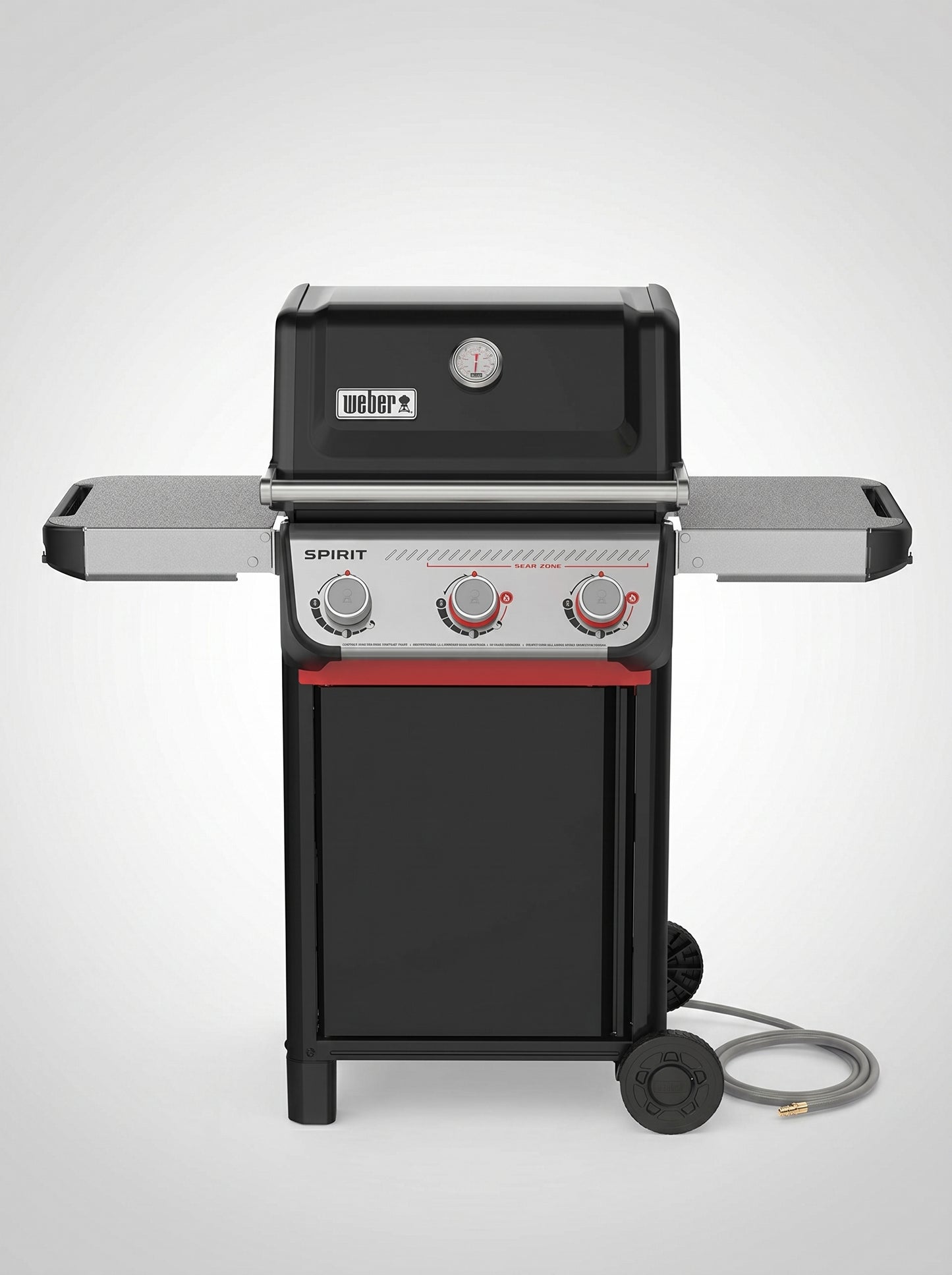 Weber Spirit E-325 Natural Gas Grill Black With 3 Boost Burners Sear Zone And 10-Year Warranty