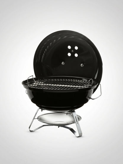 Weber Jumbo Joe 18-Inch Charcoal Grill Black Portable Kettle With Tuck-N-Carry Lid Lock For Camping